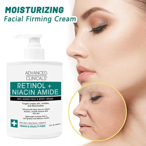 444ml Hydrating Moisturizing Facial Cream - Autumn Winter Firming, Nourishes Dry Rough Skin High Retention Care
